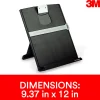 3M™ Desktop Document Holders, 18", Black/Silver