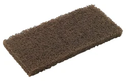 3M™ Doodlebug™ Pads, Scrub 'n Strip, 4 5/8" x 10", Brown, 10 Pads Per Box, 1 Box Per Case