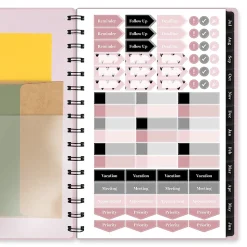 Mead Cambridge® Cherish Academic 2026-2027 Weekly Monthly Planner, Small, 5 1/2