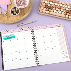 Mead Cambridge® Cherish Academic 2026-2027 Weekly Monthly Planner, Large, 8 1/2