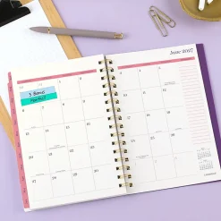 Mead Cambridge® Filbert Academic 2026-2027 Weekly Monthly Planner, Small, 5 1/2