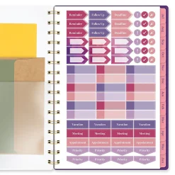 Mead Cambridge® Filbert Academic 2026-2027 Weekly Monthly Planner, Small, 5 1/2