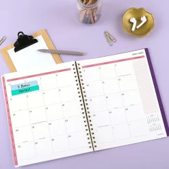 Mead Cambridge® Filbert Academic 2026-2027 Weekly Monthly Planner, Large, 8 1/2