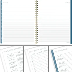 Mead Cambridge® Oceana Academic 2026-2027 Weekly Monthly Planner, Large, 8 1/2" x 11"