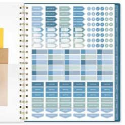 Mead Cambridge® Oceana Academic 2026-2027 Weekly Monthly Planner, Large, 8 1/2