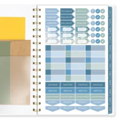 Mead Cambridge® Oceana Academic 2026-2027 Weekly Monthly Planner, Small, 5 1/2" x 8 1/2"