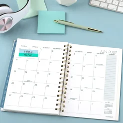 Mead Cambridge® Oceana Academic 2026-2027 Weekly Monthly Planner, Small, 5 1/2