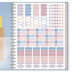 Mead Cambridge® Sunlit Academic 2026-2027 Weekly Monthly Planner, Large, 8 1/2" x 11"