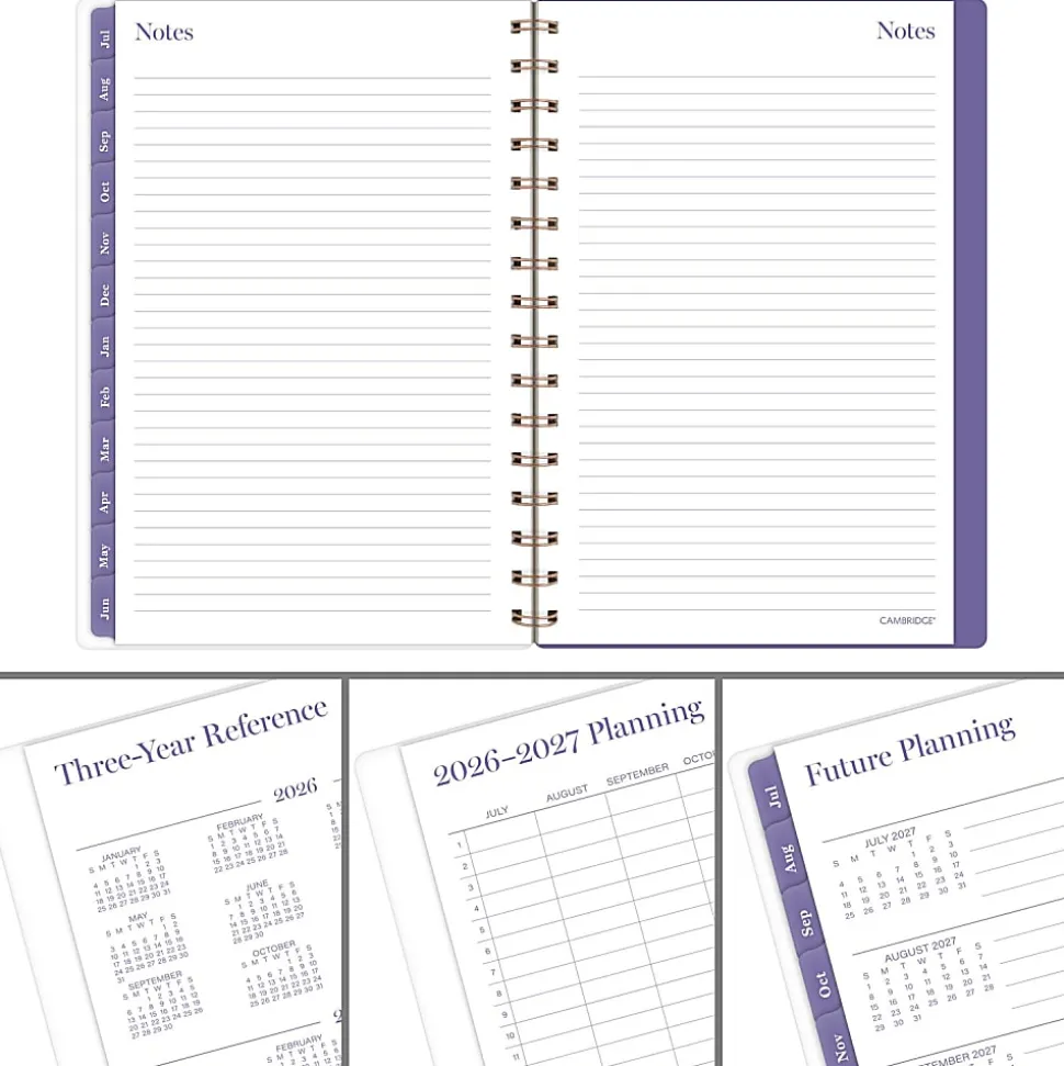 Mead Cambridge® Susan Academic 2026-2027 Weekly Monthly Planner, Small, 5 1/2" x 8 1/2"
