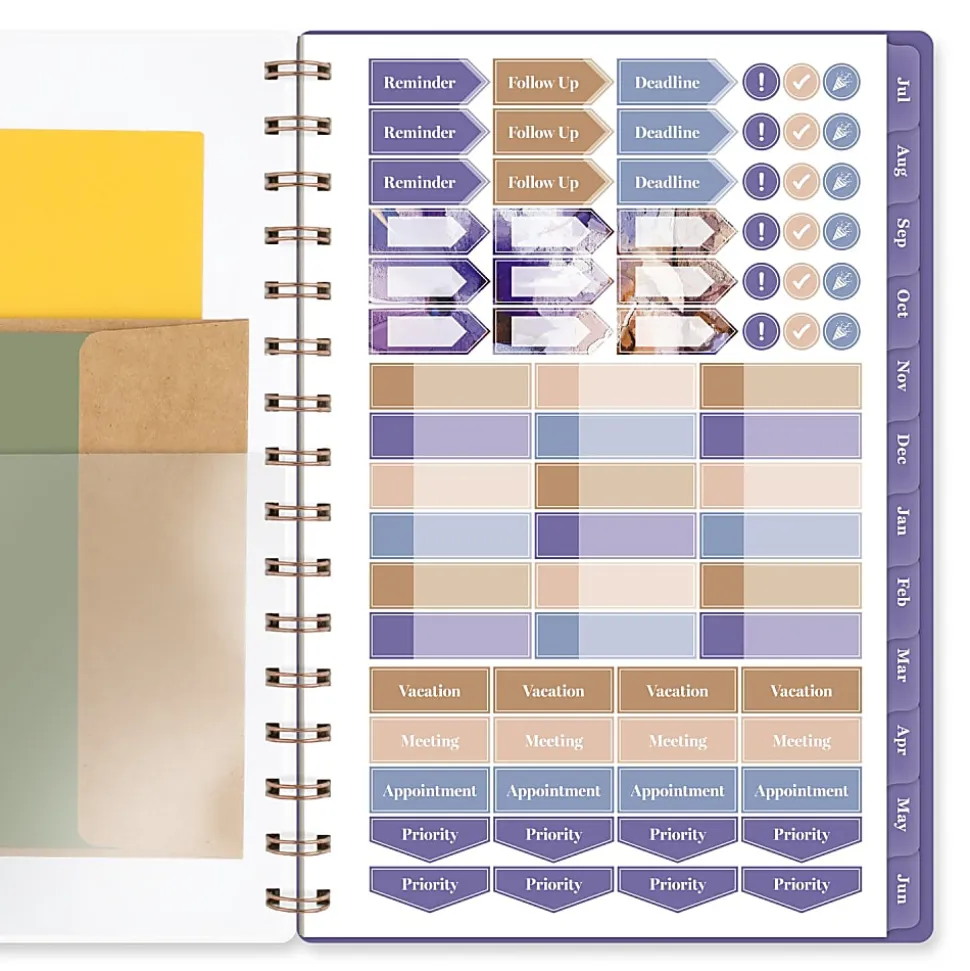Mead Cambridge® Susan Academic 2026-2027 Weekly Monthly Planner, Small, 5 1/2" x 8 1/2"