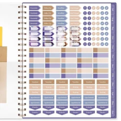 Mead Cambridge® Susan Academic 2026-2027 Weekly Monthly Planner, Large, 8 1/2