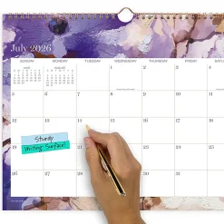 Mead Cambridge® Susan Academic 2026-2027 Monthly Wall Calendar, Medium, 12