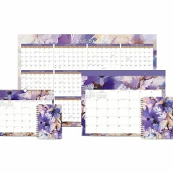 Mead Cambridge® Susan 2026-2027 Erasable Wall Calendar, Reversible Academic Year/Regular Year, Extra Large, 24" x 36"