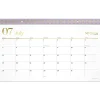 Mead Cambridge® WorkStyle® Academic 2026-2027 Monthly Desk Pad Calendar, Misty Lavender, Compact, 17 3/4" x 11"