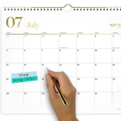 Mead Cambridge® WorkStyle® Academic 2026-2027 Monthly Wall Calendar, White, Medium, 12" x 15"
