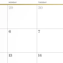 Mead Cambridge® WorkStyle® Academic 2026-2027 Monthly Wall Calendar, White, Medium, 12