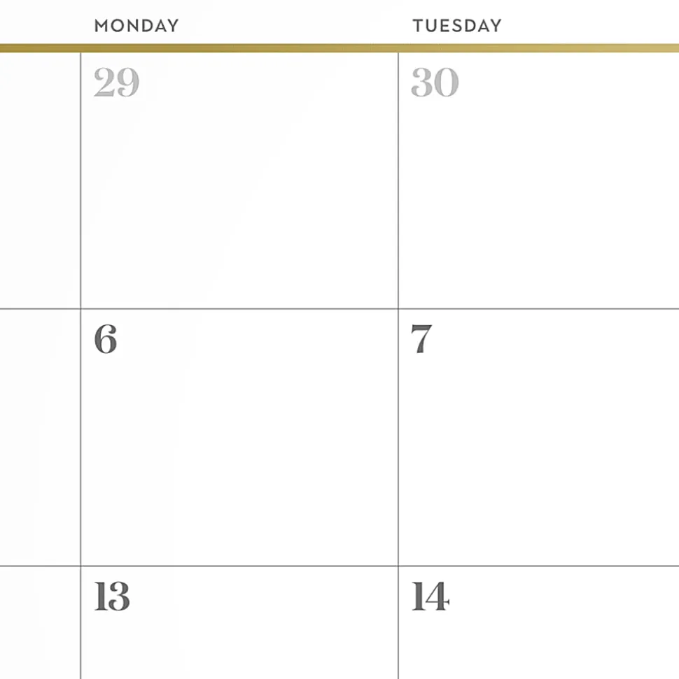 Mead Cambridge® WorkStyle® Academic 2026-2027 Monthly Wall Calendar, White, Medium, 12" x 15"