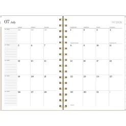 Mead Cambridge® WorkStyle® Balance Academic 2026-2027 Weekly Monthly Planner, Champagne, Small, 5 1/2