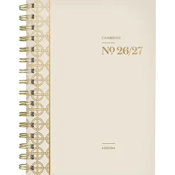 Mead Cambridge® WorkStyle® Balance Academic 2026-2027 Weekly Monthly Planner, Champagne, Small, 5 1/2
