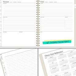 Mead Cambridge® WorkStyle® Balance Academic 2026-2027 Weekly Monthly Planner, Champagne, Large, 8 1/2