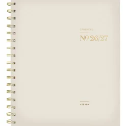 Mead Cambridge® WorkStyle® Balance Academic 2026-2027 Weekly Monthly Planner, Champagne, Medium, 7