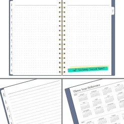 Mead Cambridge® WorkStyle® Classic Academic 2026-2027 Weekly Monthly Planner, Steel Blue, Small, 5 1/2" x 8 1/2"