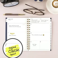 Mead Cambridge® WorkStyle® Classic Academic 2026-2027 Weekly Monthly Planner, Steel Blue, Small, 5 1/2" x 8 1/2"