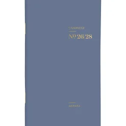 Mead Cambridge® WorkStyle® Classic Academic 2026-2028 Two Year Monthly Planner, Steel Blue, Pocket, 3 1/2" x 6 1/4"