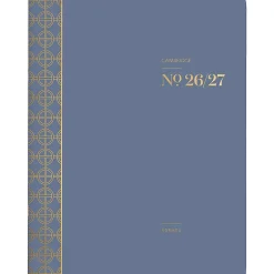 Mead Cambridge® WorkStyle® Classic Academic 2026-2027 Monthly Planner, Steel Blue, Large, 8 1/2