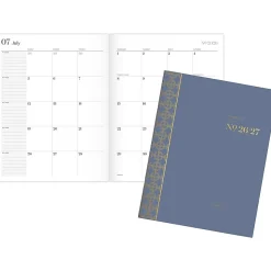 Mead Cambridge® WorkStyle® Classic Academic 2026-2027 Monthly Planner, Steel Blue, Large, 8 1/2
