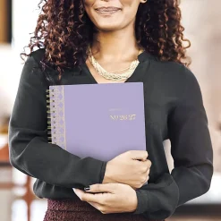 Mead Cambridge® WorkStyle® Focus Academic 2026-2027 Weekly Monthly Planner, Misty Lavender, Large, 8 1/2