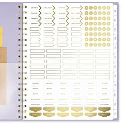 Mead Cambridge® WorkStyle® Focus Academic 2026-2027 Weekly Monthly Planner, Misty Lavender, Large, 8 1/2