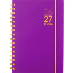Mead® Color Pop Academic 2026-2027 Weekly Monthly Planner, Fuchsia, Small, 5 1/2" x 8 1/2"