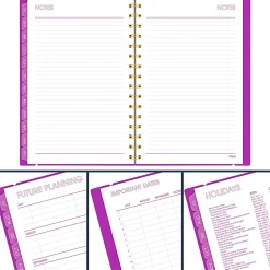 Mead® Color Pop Academic 2026-2027 Weekly Monthly Planner, Fuchsia, Small, 5 1/2