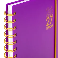 Mead® Color Pop Academic 2026-2027 Weekly Monthly Planner, Fuchsia, Small, 5 1/2