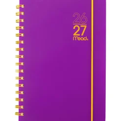 Mead® Color Pop Academic 2026-2027 Weekly Monthly Planner, Fuchsia, Small, 5 1/2