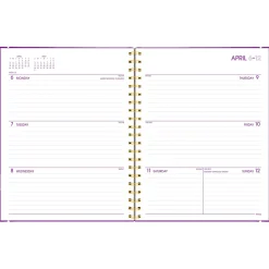 Mead® Color Pop Academic 2026-2027 Weekly Monthly Planner, Fuchsia, Large, 8 1/2