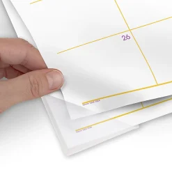 Mead® Color Pop 2026-2027 Monthly Desk Pad Calendar, Fuchsia, Standard, 17