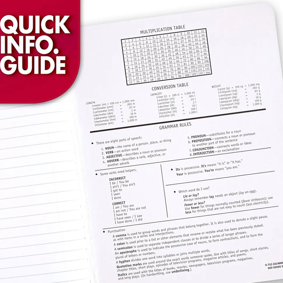 Mead® Composition Books, 7.5" x 9.75", Wide Ruled, 100 Sheets, Black Marble, Pack Of 12