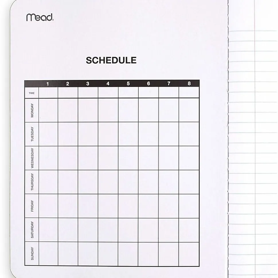 Mead® Composition Notebooks, 9 3/4" x 7 1/2", College Ruled, 100 Sheets, Black Marble, Pack Of 3