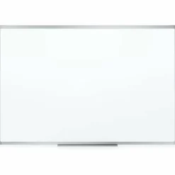 Mead® Melamine Non-Magnetic Dry-Erase Whiteboard With Marker Tray, 72