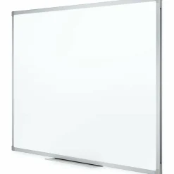 Mead® Melamine Non-Magnetic Dry-Erase Whiteboard With Marker Tray, 72