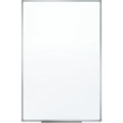 Mead® Melamine Non-Magnetic Dry-Erase Whiteboard With Marker Tray, 72