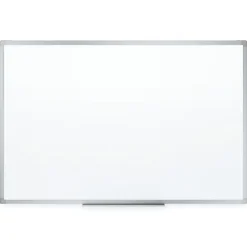 Mead® Melamine Non-Magnetic Dry-Erase Whiteboard With Marker Tray, 72