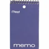 Mead® Wirebound Memo Book, 60 Sheets, College Ruled, 3" x 5"
