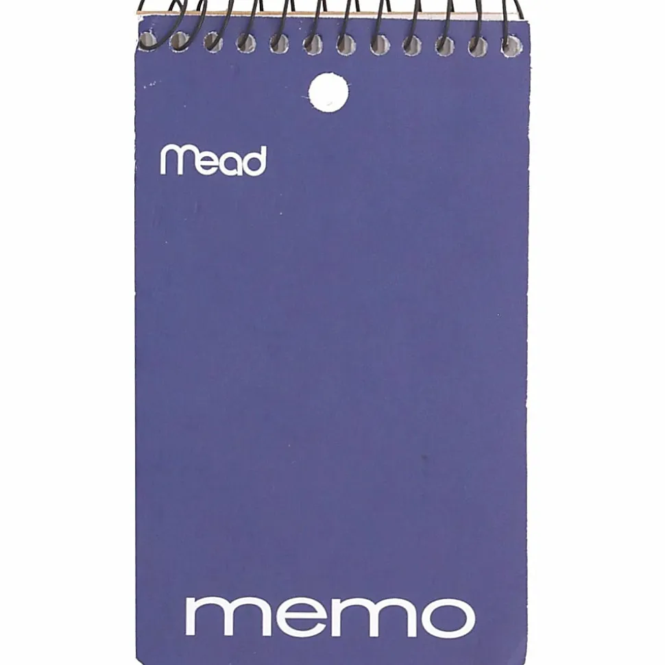 Mead® Wirebound Memo Book, 60 Sheets, College Ruled, 3" x 5"