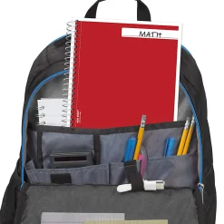 Mead® Wirebound Notebook, 6" x 9 1/2", 3 Subject, College Ruled, 300 Pages (150 Sheets), Assorted Colors