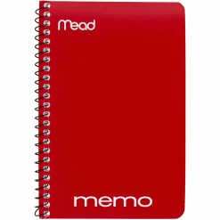 Mead® Wirebound Side-Opening Memo Book, 4