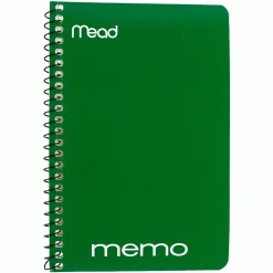 Mead® Wirebound Side-Opening Memo Book, 4