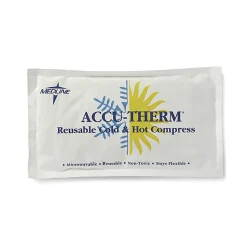 Medline Accu-Therm Reusable Hot/Cold Gel Packs, 5" x 10", Case Of 16